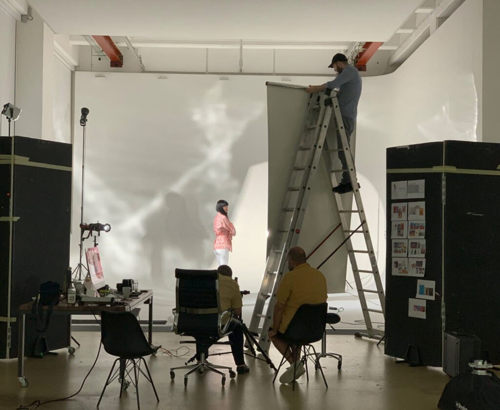 Photoshooting für eine Kampagne  mit neuen Desings einer Fashion Brand. 